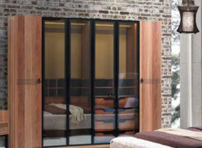 Kleiderschrank Luxus Schrank Möbel Schlafzimmer Schränke Glas Türen